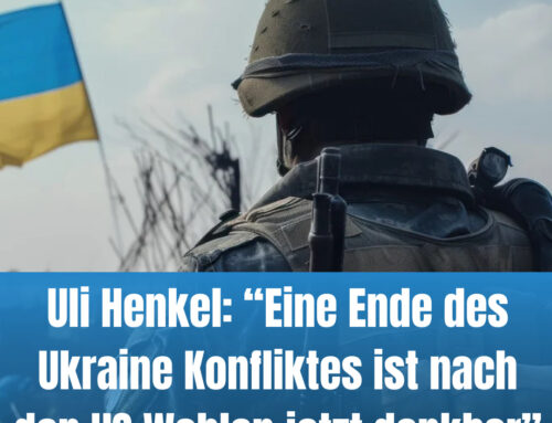 Ein Ende des Krieges in der Ukraine ist nach den USA Wahlen jetzt endlich möglich